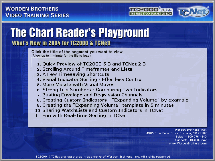 Main Menu