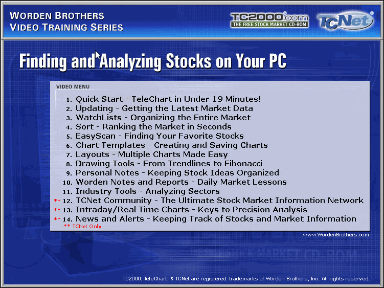 Main Menu